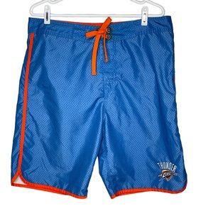 Mens Oklahoma City Thunder swimming trunks‎ short size large